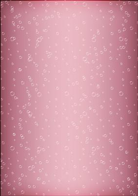 Pink Champers Label Matching Backing Paper