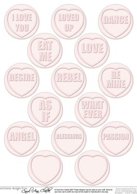 Sweet Heart Toppers