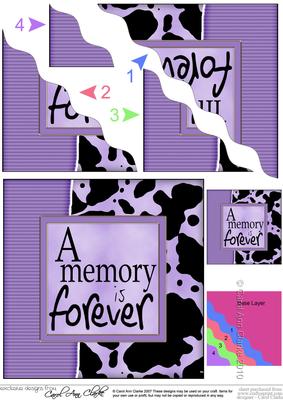 Fun and Funky Animal Print Wavy Corner Side Stacker Topper