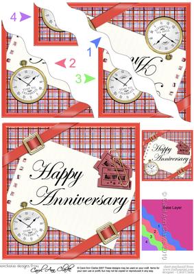 Tartan Anniversary Wavy Corner