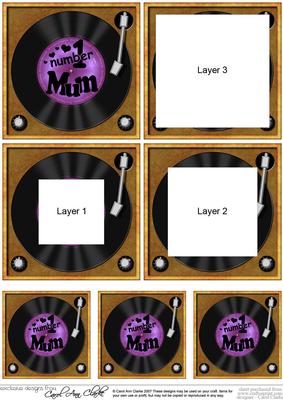 Number 1 Mum Record - Tunnel Topper