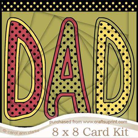 8 x 8 Dad Twisted Tunnel Card Kit