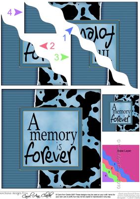 Fun and Funky Animal Print Wavy Corner Side Stacker Topper