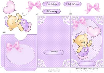 Robert's Balloon New Baby Lottery Wallet Card