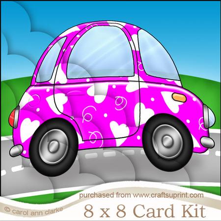 8 x 8 Funky Car Kit with Scalloped Corners