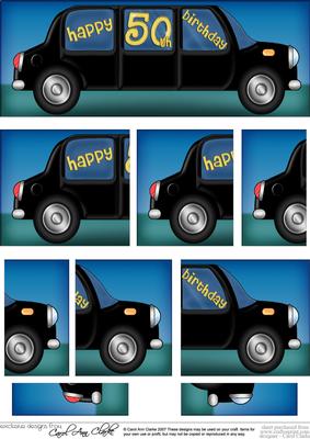 50th Birthday Dl Stretch Limousine Side Stacker