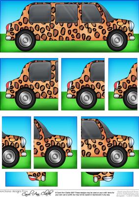 Dl Leopardskin Stretch Limousine with Side Stacker Topper