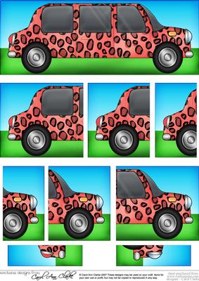 Dl Leopardskin Stretch Limousine with Side Stacker Topper