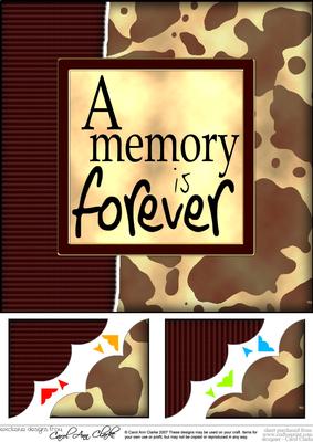 8 x 8 Fun and Funky Animal Print Scalloped Corner Topper
