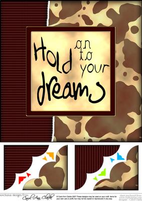 8 x 8 Fun and Funky Animal Print Scalloped Corner Topper