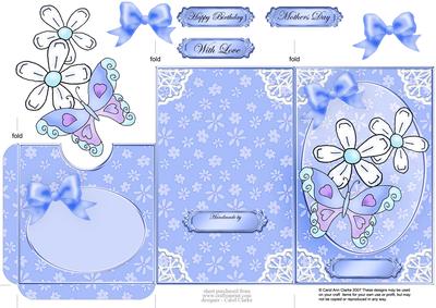 Fluttery Butterfly Lottery Wallet Card