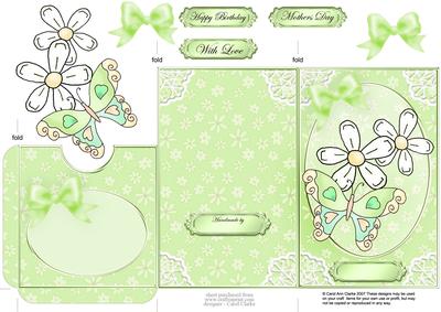 Fluttery Butterfly Lottery Wallet Card