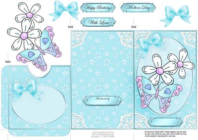 Fluttery Butterfly Lottery Wallet Card