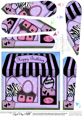 The Little Handbag Shop Fan Pyramage Topper