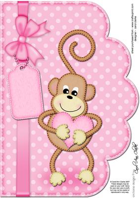 A4 Chunky Monkey Felties Scalloped Edge