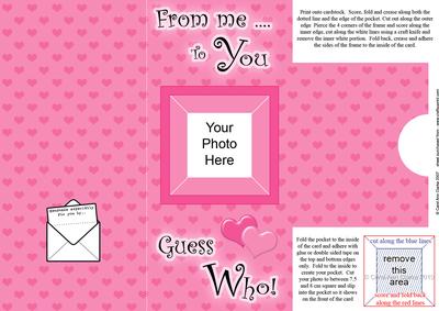 Add a Photo Me to You Card with Easy Fold Frame