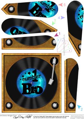 Number 1 Bro Record - Fan Pyramage Topper