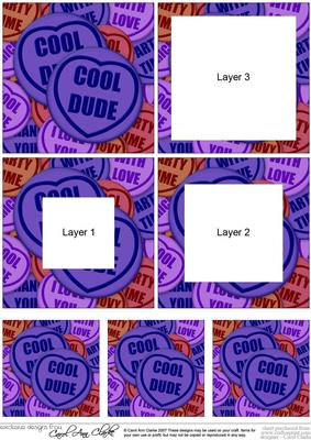 Cool Dude Sweet Heart - Tunnel Topper