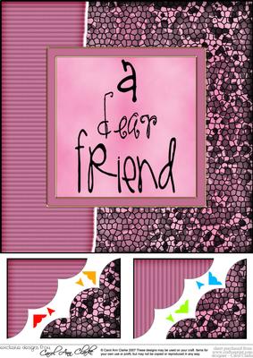 8 x 8 Fun and Funky Animal Print Scalloped Corner Topper