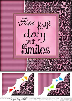 8 x 8 Fun and Funky Animal Print Scalloped Corner Topper