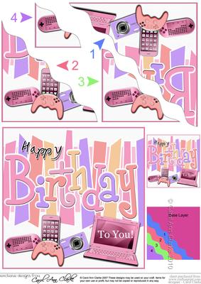 Birthday Gadgets Games N Gizmos Wavy Corner Side Stacker Top