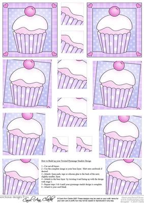 Sweet Treats - Twisted Pyramage Sheet