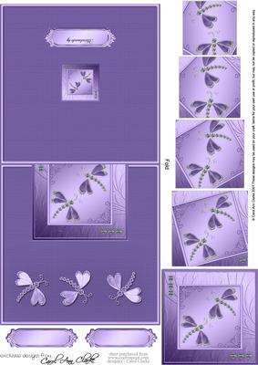 Diamante Dragonflies No-hole Over the Edge N Spiral Pyramid