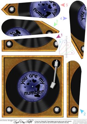 You are My Number 1 Record - Fan Pyramage Topper
