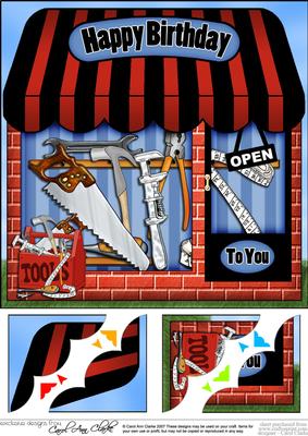 8 x 8 the Little Tool Shop Topper