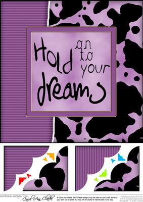 8 x 8 Fun and Funky Animal Print Scalloped Corner Topper