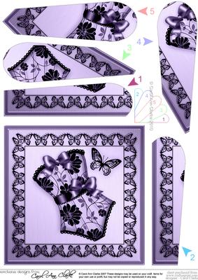 Elegant Boudoir Fan Pyramage Topper