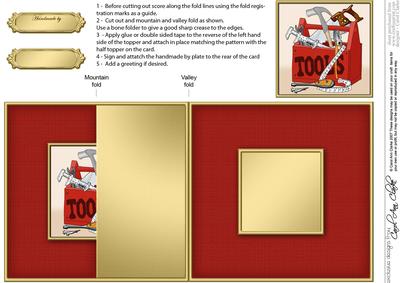 DIY No-hole Fold Back Card
