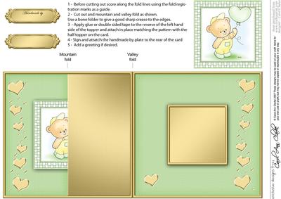 Robert's Balloon No-hole Fold Back Card
