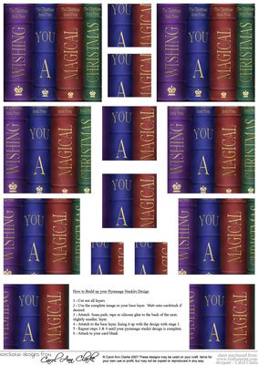 Magical Christmas Books Pyramage Sheet