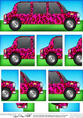 Dl Leopardskin Stretch Limousine with Side Stacker Topper