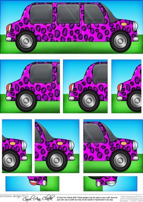 Dl Leopardskin Stretch Limousine with Side Stacker Topper