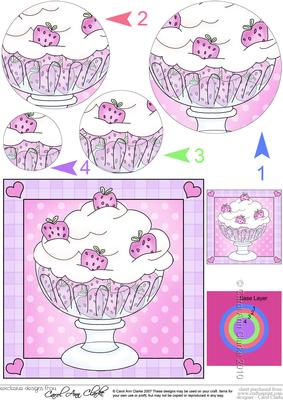 Sweet Treats Quick Card with Circle Pyramage