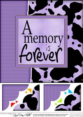 8 x 8 Fun and Funky Animal Print Scalloped Corner Topper
