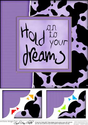 8 x 8 Fun and Funky Animal Print Scalloped Corner Topper