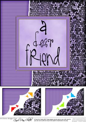 8 x 8 Fun and Funky Animal Print Scalloped Corner Topper