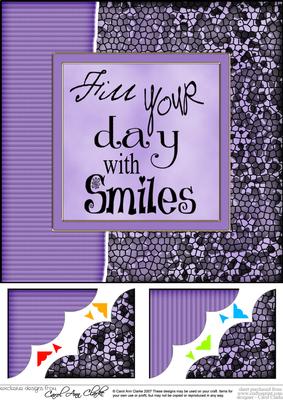 8 x 8 Fun and Funky Animal Print Scalloped Corner Topper