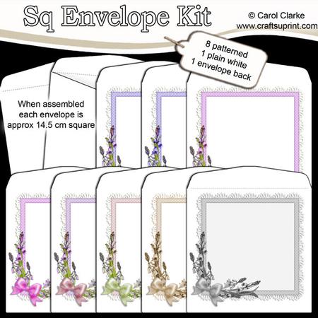 Bluebells 14.5 x 14.5 cm Envelope Kit