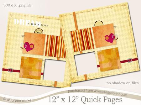 Luscious Berries 12 x 12 Scrapbooking Quick Page Kit