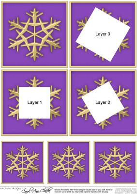 Christmas Snowflake Twisted Tunnel Topper