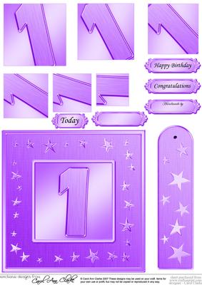 1st Bright Metallic Age Quick Card with Twisted Pyramage