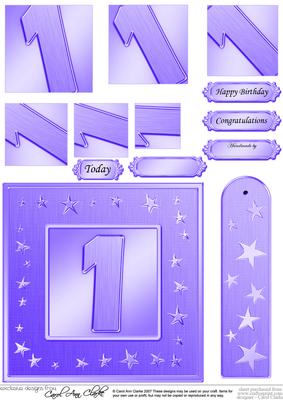 1st Bright Metallic Age Quick Card with Twisted Pyramage