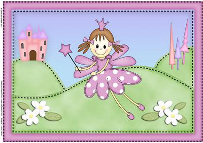 A4 Fairy Twinkletoes Card Topper