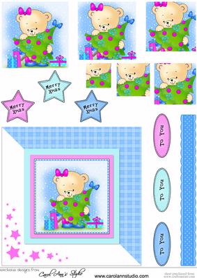 Rosie's Xmas Tree Quick Card Pyramage 3