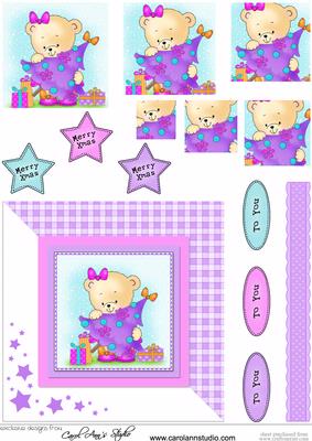 Rosie's Xmas Tree Quick Card Pyramage 4