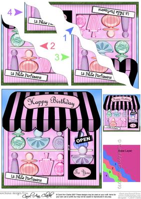 The Little Perfume Shoppe Wavy Corner Side Stacker Toppe
